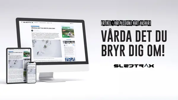 Ny artikel hos Sledtrax - Vårda det du bryr dig om!